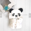 Toalla de bebé con capucha cara animal panda tamaño grande presente personalizado